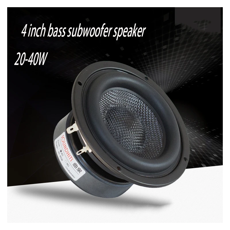 20~40W 4 Inch Speaker Woofer 4~8ohm Subwoofer Speaker Bass Hifi Speaker Unit Fiberglass Woven Basin Strong Low Frequency
20~40W 4 Inch Speaker Woofer 4~8ohm Subwoofer Speaker Bass Hifi Speaker Unit Fiberglass Woven Basin Strong Low Frequency