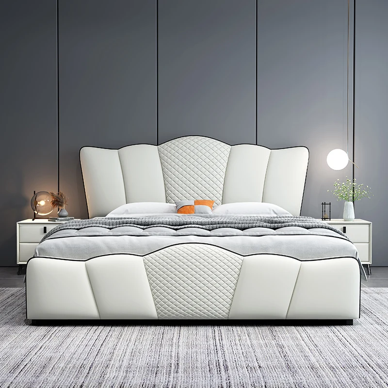 Modern Aesthetic Couple Bed Wood Drawers Multifunctional Luxury Bed Queen Size Cama De Lujo Para Dormitorio Bedroom Furniture
Modern Aesthetic Couple Bed Wood Drawers Multifunctional Luxury Bed Queen Size Cama De Lujo Para Dormitorio Bedroom Furniture