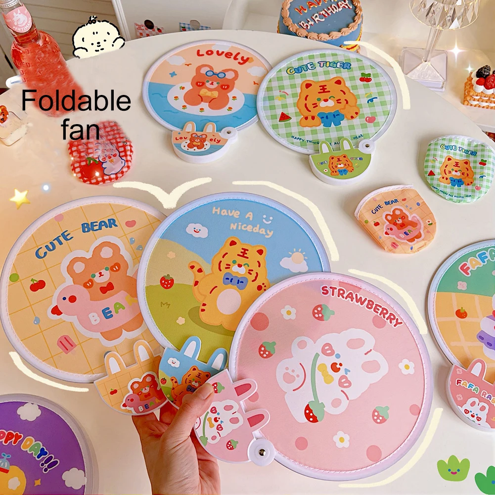 Handheld Round Folding Fan Round Fan Pocket Collapsible Cute Cartoon Handheld Fan Cooling Tool for Outdoor Travel Summer Cooling
Handheld Round Folding Fan Round Fan Pocket Collapsible Cute Cartoon Handheld Fan Cooling Tool for Outdoor Travel Summer Cooling