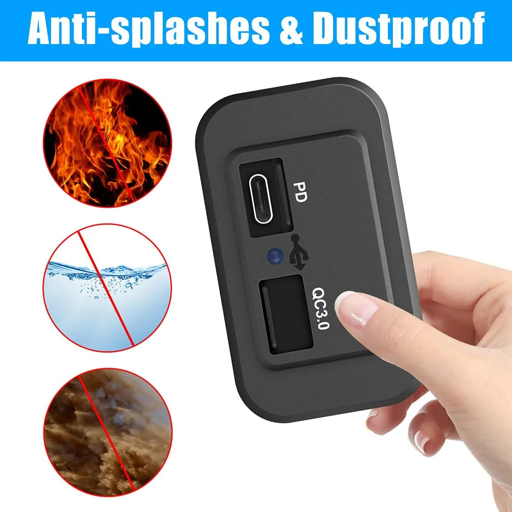 The Real Color Of The Item May Th 5The Real Color Of TheCharger Socket Adapter Power Outlet Waterproof For Most 12V/24V Vehicles
The Real Color Of The Item May Th 5The Real Color Of TheCharger Socket Adapter Power Outlet Waterproof For Most 12V/24V Vehicles