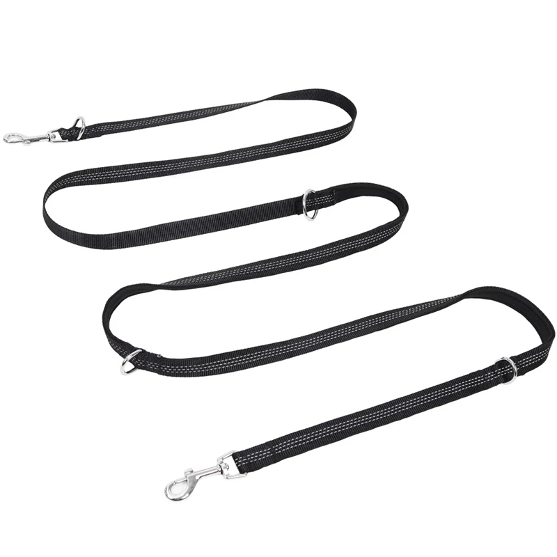 Multifunctional Dog Training Leash Nylon Double Leash Hands Free Pet Lead With Padded Handles
Multifunctional Dog Training Leash Nylon Double Leash Hands Free Pet Lead With Padded Handles