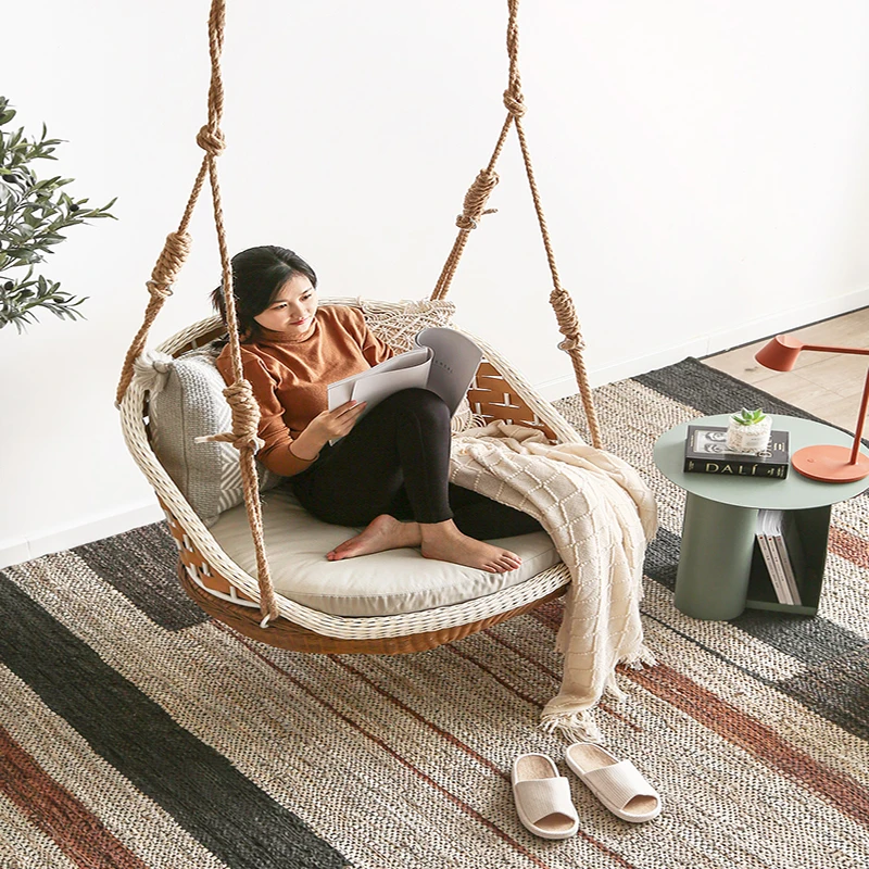 Balcony Swing Nordic Rocking Chair Outdoor Courtyard Rattan Household Camping Bed
Balcony Swing Nordic Rocking Chair Outdoor Courtyard Rattan Household Camping Bed