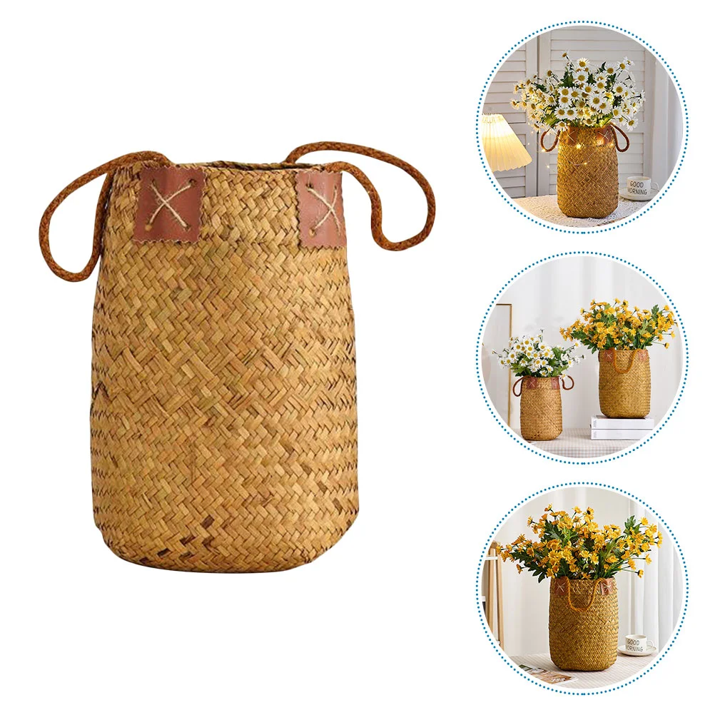 Vase Flower Basket Woven Rattan Storage Decorativebaskets Holder Seagrass Rustic Pots Wicker Binfarmhouse Country Handlebud Stem
Vase Flower Basket Woven Rattan Storage Decorativebaskets Holder Seagrass Rustic Pots Wicker Binfarmhouse Country Handlebud Stem