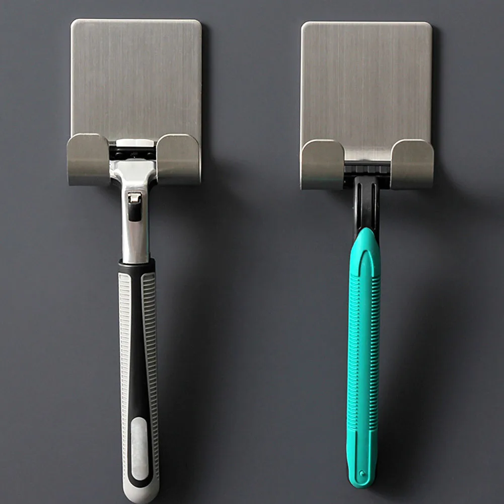 Stainless Steel Razor Bracket For Men's Shaver Holder Shelf Bathroom Razor Holder Wall Adhesive Storage Hook Kitchen Bathroom
Stainless Steel Razor Bracket For Men's Shaver Holder Shelf Bathroom Razor Holder Wall Adhesive Storage Hook Kitchen Bathroom