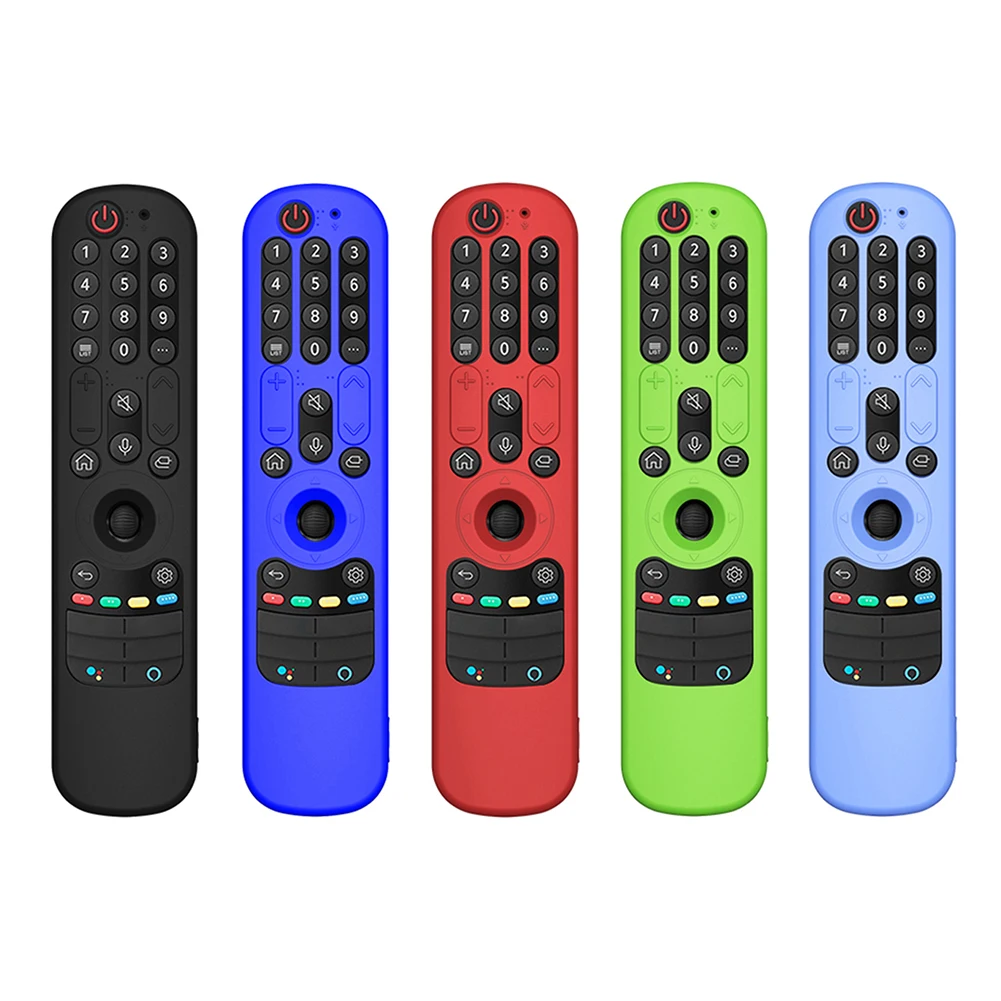 

Colorful Silicone Case For LG OLED TV Magic Remote AN MR21GA For LG AN-MR21GC MR21N/21GA Remote Control Protective Cover