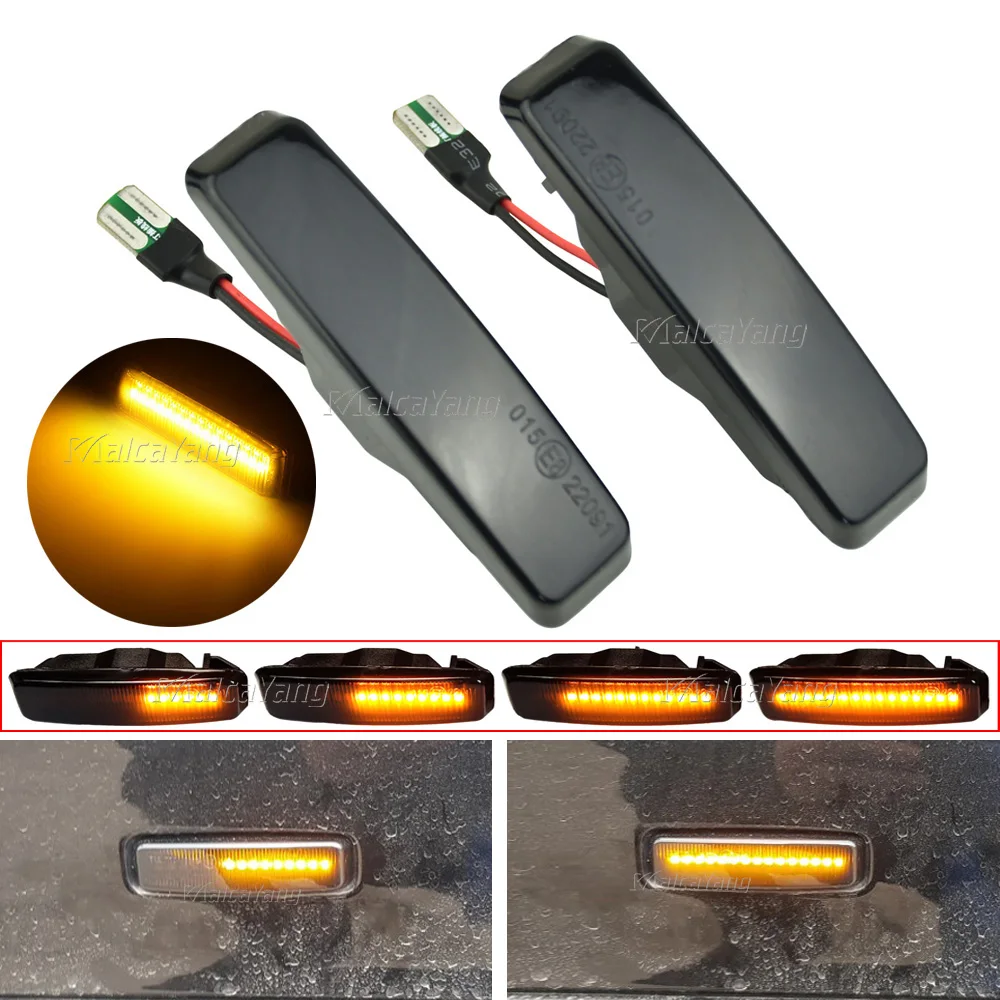 2Pcs LED Dynamic Turn Signal Light For BMW 5 Series E39 1995-2003 M5 Side Marker Lamp Repeater Signal Lights
2Pcs LED Dynamic Turn Signal Light For BMW 5 Series E39 1995-2003 M5 Side Marker Lamp Repeater Signal Lights