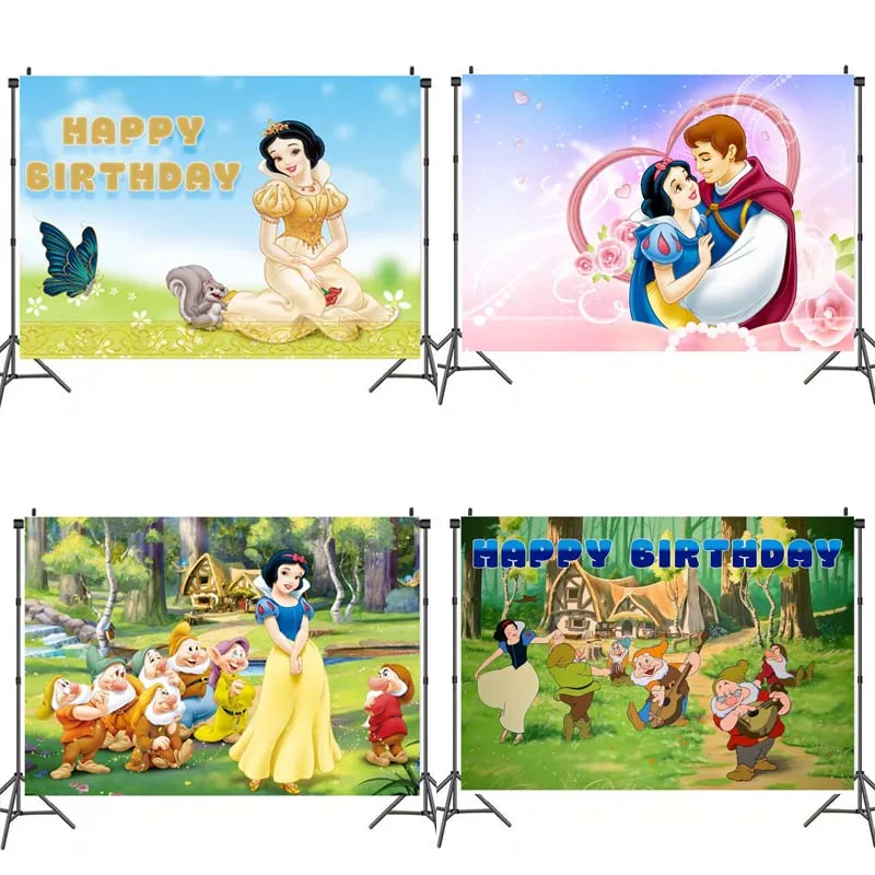Snow White Tapestry Background Birthday Party Supplies Baby Shower Banner Kid Faovr Cute Girl Room Decoration Customize Backdrop
Snow White Tapestry Background Birthday Party Supplies Baby Shower Banner Kid Faovr Cute Girl Room Decoration Customize Backdrop