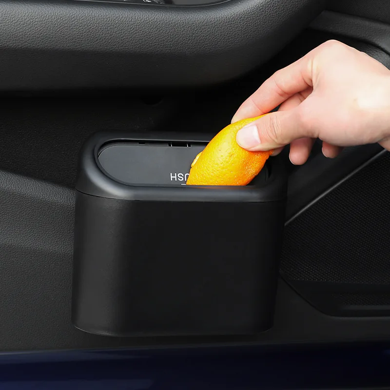 Car Trash Bin Hanging Vehicle Garbage Dust Case Storage Box Black Abs Square Pressing Type Trash Can Auto Interior Accessories
Car Trash Bin Hanging Vehicle Garbage Dust Case Storage Box Black Abs Square Pressing Type Trash Can Auto Interior Accessories