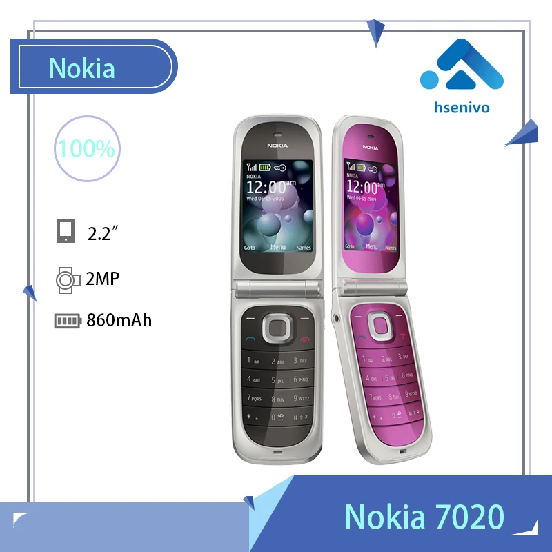 Nokia 7020 Refurbished-Original Unlocked 7020 Flip 2.0' GSM phone 2G FM phone with one year warranty free shipping
Nokia 7020 Refurbished-Original Unlocked 7020 Flip 2.0' GSM phone 2G FM phone with one year warranty free shipping