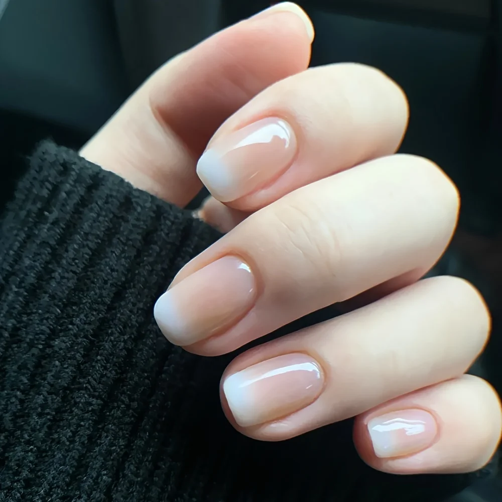 Press On Nails Short French Gradient Nails Extra Short False Nail Tips Manicure Fake Nails Kit Finger Wear
Press On Nails Short French Gradient Nails Extra Short False Nail Tips Manicure Fake Nails Kit Finger Wear