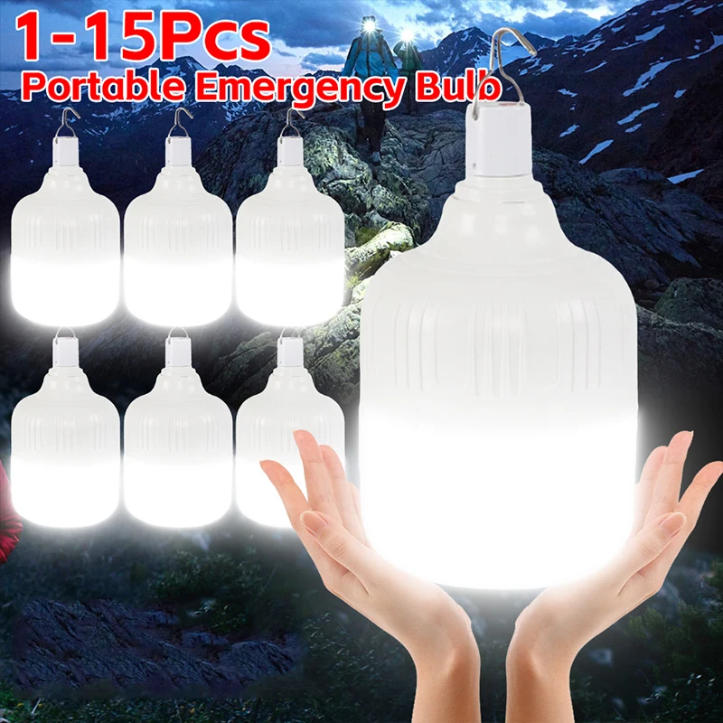 1-15PCS Camping Lamp USB Rechargeable LED Light Emergency Bulb Tent Lighting Camping Equipment Bulb Portable Lanterns Flashlight
1-15PCS Camping Lamp USB Rechargeable LED Light Emergency Bulb Tent Lighting Camping Equipment Bulb Portable Lanterns Flashlight