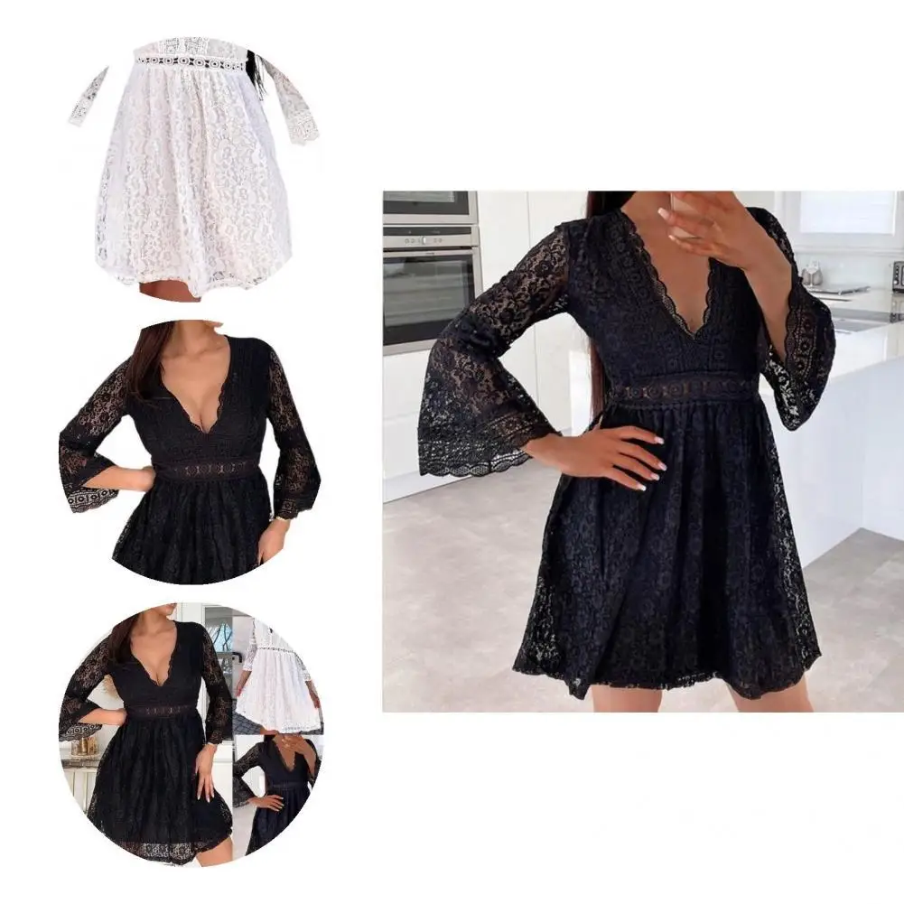 Женское платье с цветочным узором и оборками
Женское платье с цветочным узором и оборками