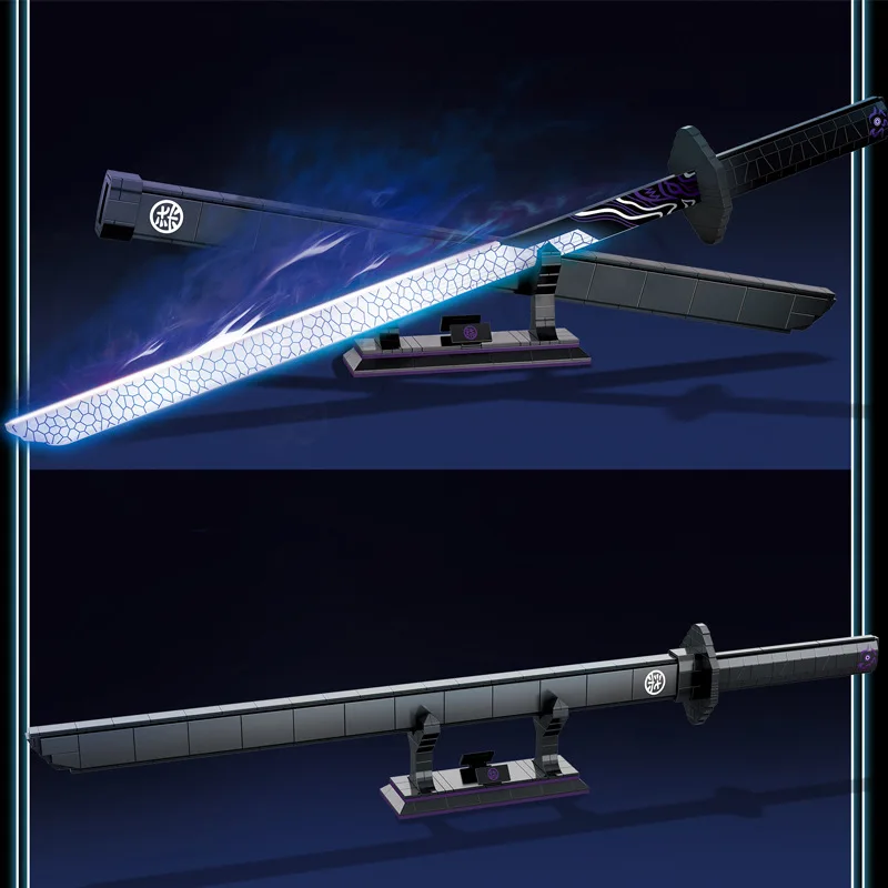 Creative MOC Luminous Demon Samurai Slayer Sword Weapon Building Blocks DIY Anime Ninja Swords Bricks Toys For Children Gifts
Creative MOC Luminous Demon Samurai Slayer Sword Weapon Building Blocks DIY Anime Ninja Swords Bricks Toys For Children Gifts