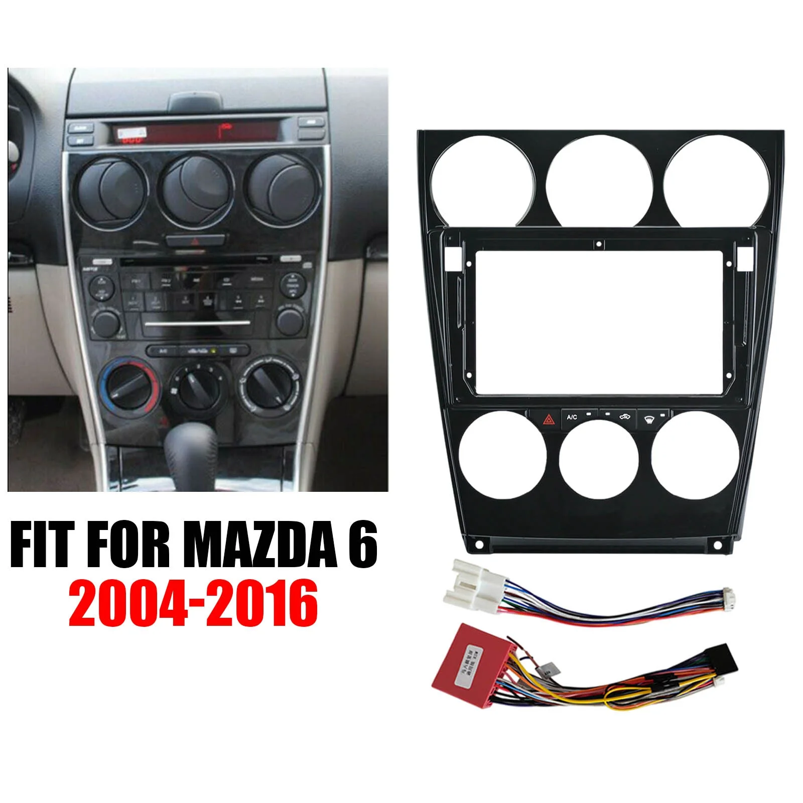 Подходит для 2004-2016 Mazda 6 автомобильный радиоприемник приборная панель DVD рамка Комплект для приборной панели 9 дюймов
Подходит для 2004-2016 Mazda 6 автомобильный радиоприемник приборная панель DVD рамка Комплект для приборной панели 9 дюймов
