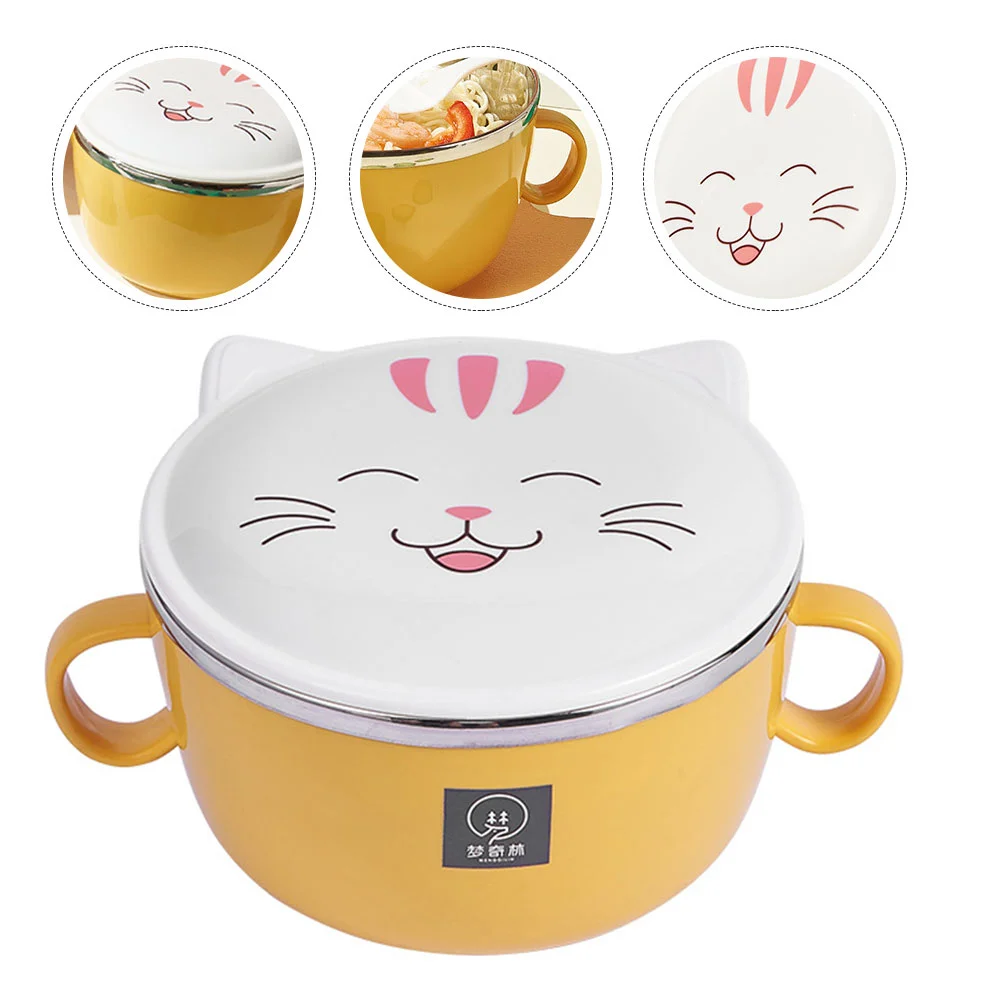 Bowl Ramen Noodle Bowls Instant Cooker Mug Rice Stainless Steel Lid Soup Box Kitchen Serving Pho Fruitjapanese Cereal Salad
Bowl Ramen Noodle Bowls Instant Cooker Mug Rice Stainless Steel Lid Soup Box Kitchen Serving Pho Fruitjapanese Cereal Salad