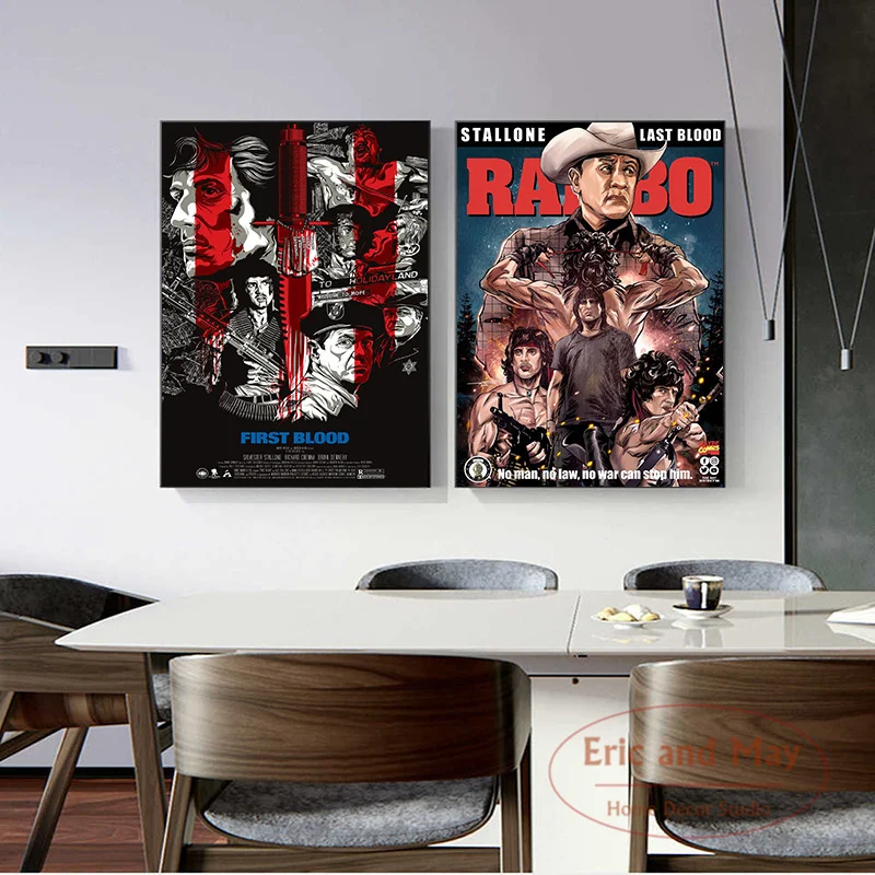 First Blood Movie Canvas Painting Wall Art Print Modern Poster Vintage Poster Decorative Home Decor Cuadros
First Blood Movie Canvas Painting Wall Art Print Modern Poster Vintage Poster Decorative Home Decor Cuadros