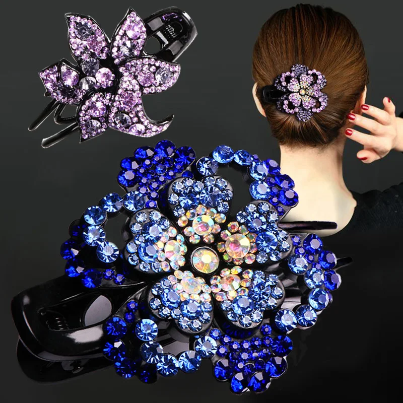 Korean Rhinestone Hairpin Women Hair Clips Female Elegant Duckbill Clip Hair Claws Hairgrip Fashion Hair Accessories Headwear
Korean Rhinestone Hairpin Women Hair Clips Female Elegant Duckbill Clip Hair Claws Hairgrip Fashion Hair Accessories Headwear