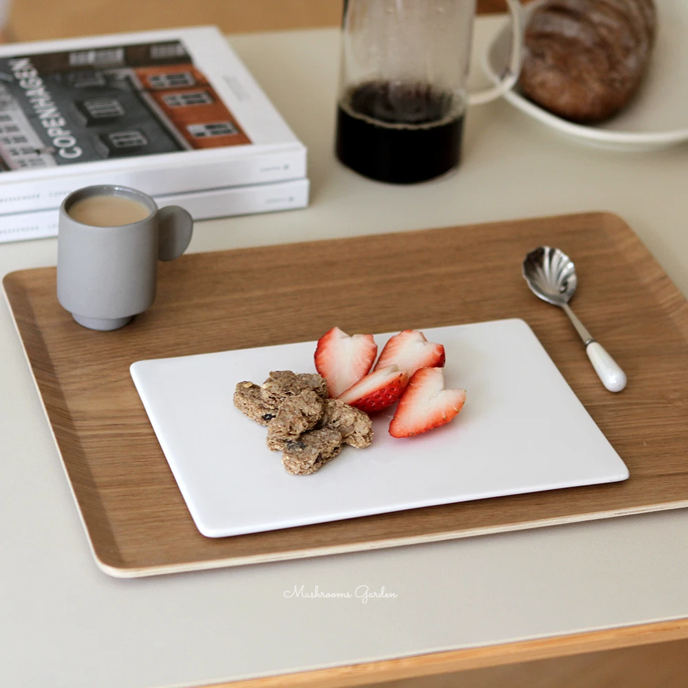 Mushrooms Garden Korean Style Three Sizes Pure White Simple Rectangular Magnetic Sushi Plate Breakfast Plate Cold Platter
Mushrooms Garden Korean Style Three Sizes Pure White Simple Rectangular Magnetic Sushi Plate Breakfast Plate Cold Platter
