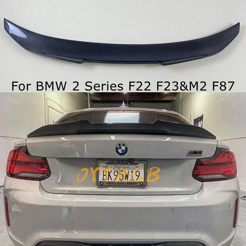 FOR BMW 2 Series F22 F23&M2 F87 C74/M4/PSM/CS/P/M/EXOT Style Carbon Fiber Rear Spoiler Trunk Wing 2014-2020
FOR BMW 2 Series F22 F23&M2 F87 C74/M4/PSM/CS/P/M/EXOT Style Carbon Fiber Rear Spoiler Trunk Wing 2014-2020