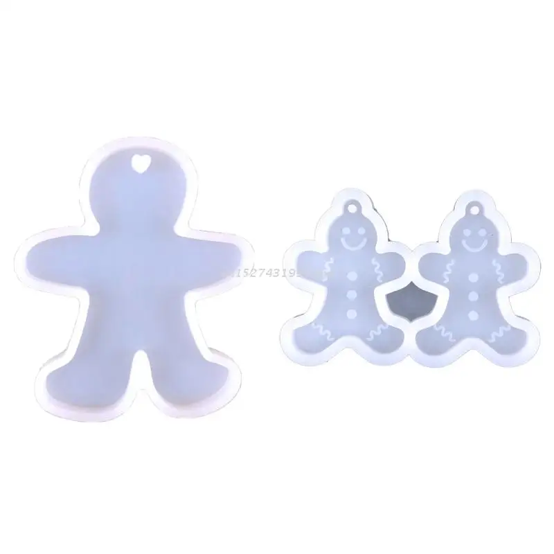 Epoxy Keychain Mold Gingerbread Man Earring Combination Ornament Mold Resin Casting Pendant Mold Suitable for Diy Crafts
Epoxy Keychain Mold Gingerbread Man Earring Combination Ornament Mold Resin Casting Pendant Mold Suitable for Diy Crafts
