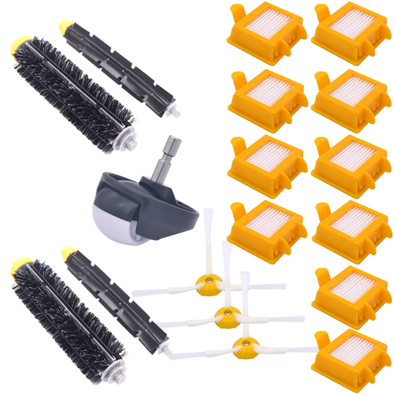 Roomba Bristle Spare Parts Set Flexbile Percussion Side Brush Hepa Filter for Irobot Roomba 700 Serie vacuum cleaner accessories
Roomba Bristle Spare Parts Set Flexbile Percussion Side Brush Hepa Filter for Irobot Roomba 700 Serie vacuum cleaner accessories