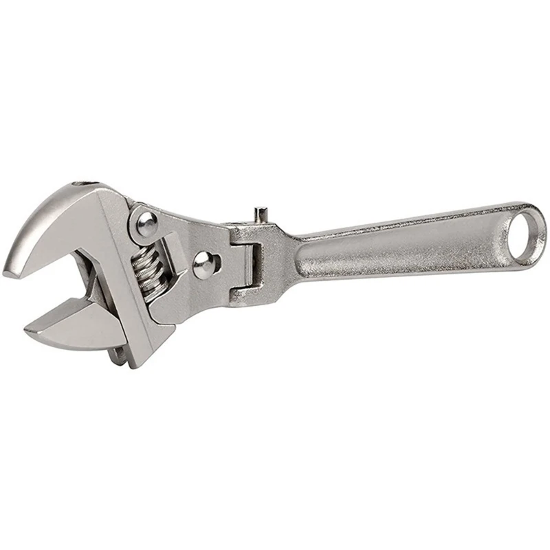 Multifunctional Ratchet Wrench with 180° Rotating Head Tool Steel Crescent Wrenches for Repair Bath Hydroelectric
Multifunctional Ratchet Wrench with 180° Rotating Head Tool Steel Crescent Wrenches for Repair Bath Hydroelectric