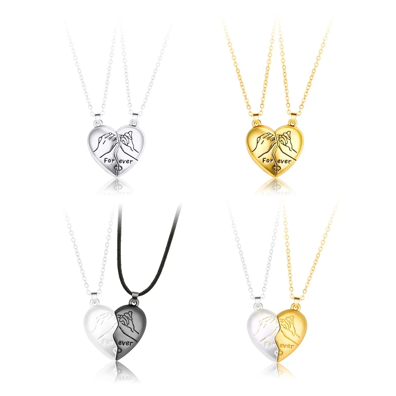 Gold Silver Color Hand in Hand Love Magnetic Necklace Mutual Attraction Couples Matching Necklaces for Him and Her
Gold Silver Color Hand in Hand Love Magnetic Necklace Mutual Attraction Couples Matching Necklaces for Him and Her