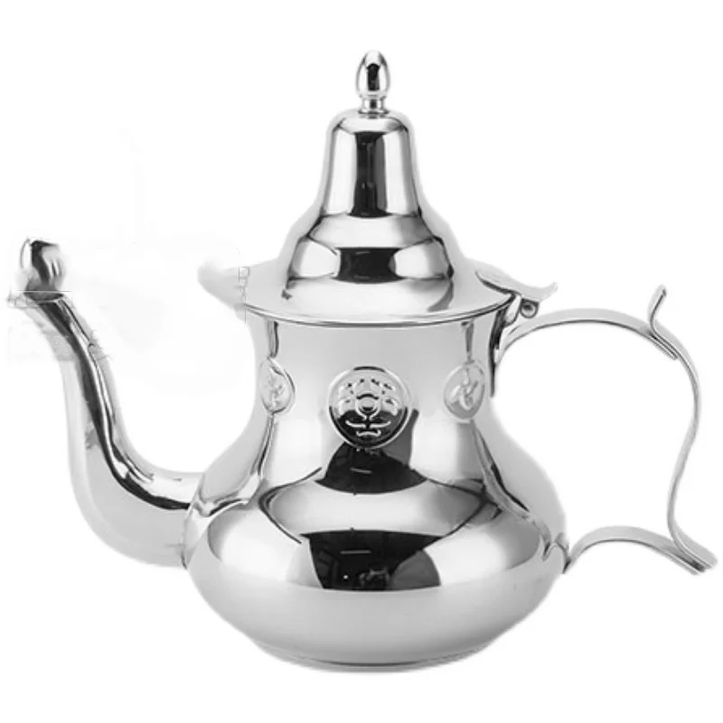 Retro stainless steel long-mouth teapot tea pot court pot restaurant hotel small kettle home
Retro stainless steel long-mouth teapot tea pot court pot restaurant hotel small kettle home