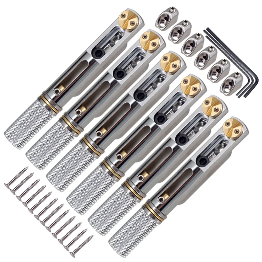 Strings Headless Guitar Bridge Kits Replacement Screws Silver&Black Strings Wrench 1Set 6Pcs Accessories Brand New
Strings Headless Guitar Bridge Kits Replacement Screws Silver&Black Strings Wrench 1Set 6Pcs Accessories Brand New