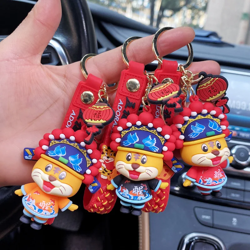 Cute Tiger Pattern Keychain Cartoon Pvc Animal Toys Keyrings For Women Bag Pendant Men Car Key Chains Jewelry Gift For Friend
Cute Tiger Pattern Keychain Cartoon Pvc Animal Toys Keyrings For Women Bag Pendant Men Car Key Chains Jewelry Gift For Friend