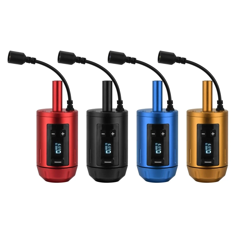Portable Wireless Mini Tattoo Power Supply 1300mAh Rechargeable RCA Connection Professional Tattoo Pen Equipment Drop Shipping
Portable Wireless Mini Tattoo Power Supply 1300mAh Rechargeable RCA Connection Professional Tattoo Pen Equipment Drop Shipping