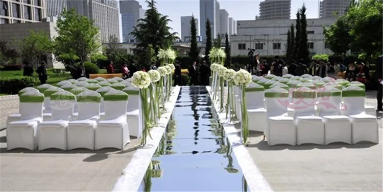 10m Per Lot 1m Wide Shine Silver Mirror Carpet Aisle Runner For Romantic Wedding Favors Party Decoration 2016 New Arrival
10m Per Lot 1m Wide Shine Silver Mirror Carpet Aisle Runner For Romantic Wedding Favors Party Decoration 2016 New Arrival