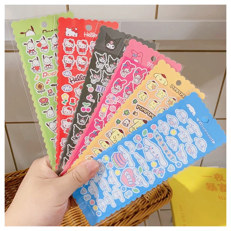 Sanrioed My Melody Cinnamoroll Hellokittys Мультяшные узорные наклейки Kawaii аниме творческие DIY наклейки для руководства студенческие подарки
Sanrioed My Melody Cinnamoroll Hellokittys Мультяшные узорные наклейки Kawaii аниме творческие DIY наклейки для руководства студенческие подарки