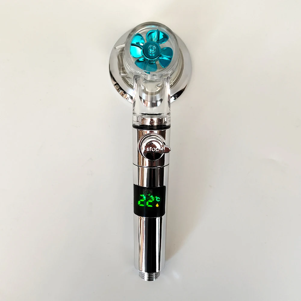 Насадка для душа с цифровым дисплеем температуры, высокое давление, 3 режима, регулируемая ручная Лейка для душа с кнопкой остановки, аксессуары для ванной комнаты
Насадка для душа с цифровым дисплеем температуры, высокое давление, 3 режима, регулируемая ручная Лейка для душа с кнопкой остановки, аксессуары для ванной комнаты