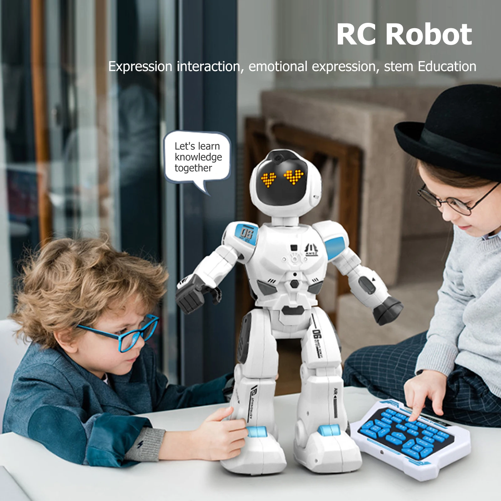 

RC Robot Gesture Sensing Programmable Dancing Singing Robotic Toys for Kids Kid Smart Watch With Sim Card And Memory Card