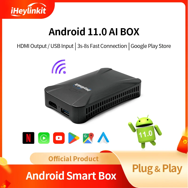 iHeylinkit CarPlay Wireless Android Auto Netflix YouTube Apps Mirrorlink Android 11 HDMI Output For Toyota Nissan Ford Mazda VW
iHeylinkit CarPlay Wireless Android Auto Netflix YouTube Apps Mirrorlink Android 11 HDMI Output For Toyota Nissan Ford Mazda VW
