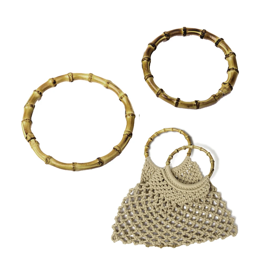 New Hot Selling Round Bamboo Bag Handle For Handbag Handcrafted DIY Bags Accessories 2 Sizes
New Hot Selling Round Bamboo Bag Handle For Handbag Handcrafted DIY Bags Accessories 2 Sizes