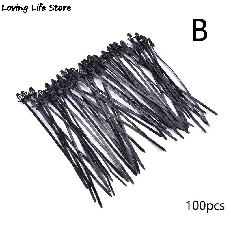 50 or 100pcs Black Wire Harness Fastener Cable Clamp Clip Cable Ties Management Car Wire Organizer For Car Corrugated Pipe
50 or 100pcs Black Wire Harness Fastener Cable Clamp Clip Cable Ties Management Car Wire Organizer For Car Corrugated Pipe