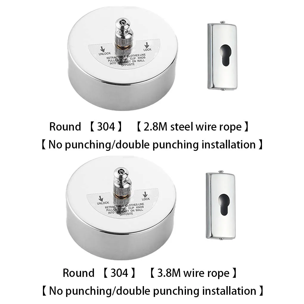 Living Room Balcony Retractable Clothesline Wall Mounted Underwear Drying Rope Hanger Anti-drop Nonslip Clothes Line
Living Room Balcony Retractable Clothesline Wall Mounted Underwear Drying Rope Hanger Anti-drop Nonslip Clothes Line