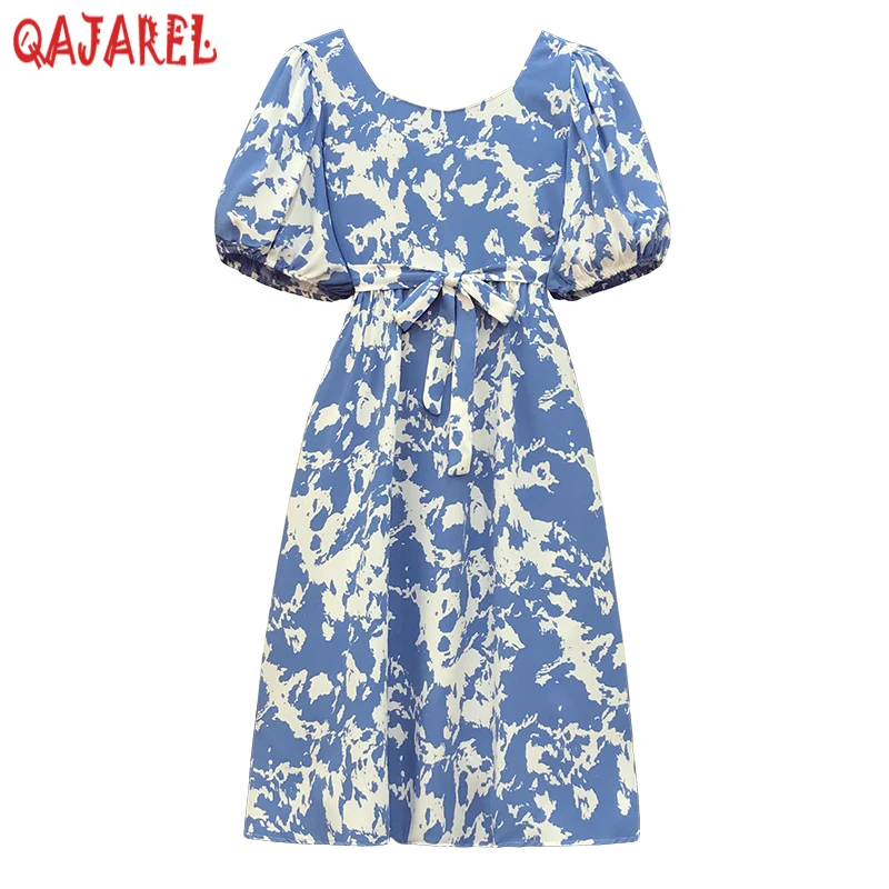 Summer Blue Print Chiffon Square Collar Midi Dress 2022 New Elegant Bodycon Casual Dress Women Boho Fashion Light Beach Sundress
Summer Blue Print Chiffon Square Collar Midi Dress 2022 New Elegant Bodycon Casual Dress Women Boho Fashion Light Beach Sundress