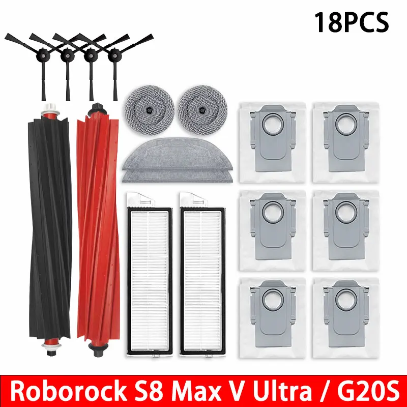 Аксессуары для робота-пылесоса Roborock S8 MaxV Ultra / G20S
Аксессуары для робота-пылесоса Roborock S8 MaxV Ultra / G20S
