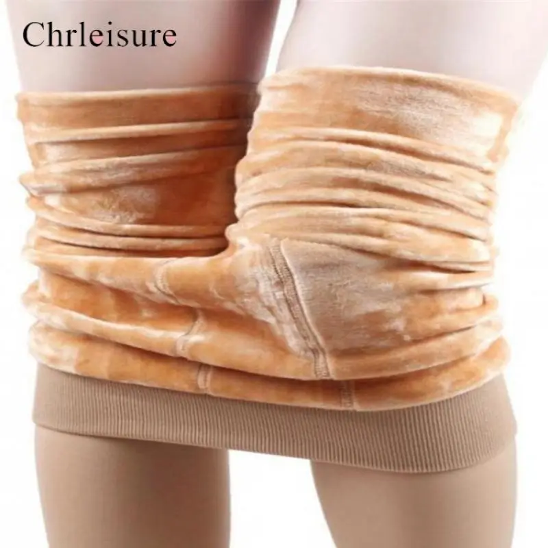 CHRLEISURE Women Velvet Thick Leggings Winter Warm Sexy Legging High Waist Skinny Women Leggins Thermal Thick Girls Leggings
CHRLEISURE Women Velvet Thick Leggings Winter Warm Sexy Legging High Waist Skinny Women Leggins Thermal Thick Girls Leggings
