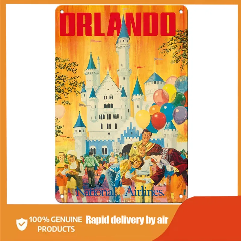 Pacifica Island Art Orlando National Airlines - Vintage Airline Travel Poster by Bill Simon c.1970s metal decor vintage
Pacifica Island Art Orlando National Airlines - Vintage Airline Travel Poster by Bill Simon c.1970s metal decor vintage