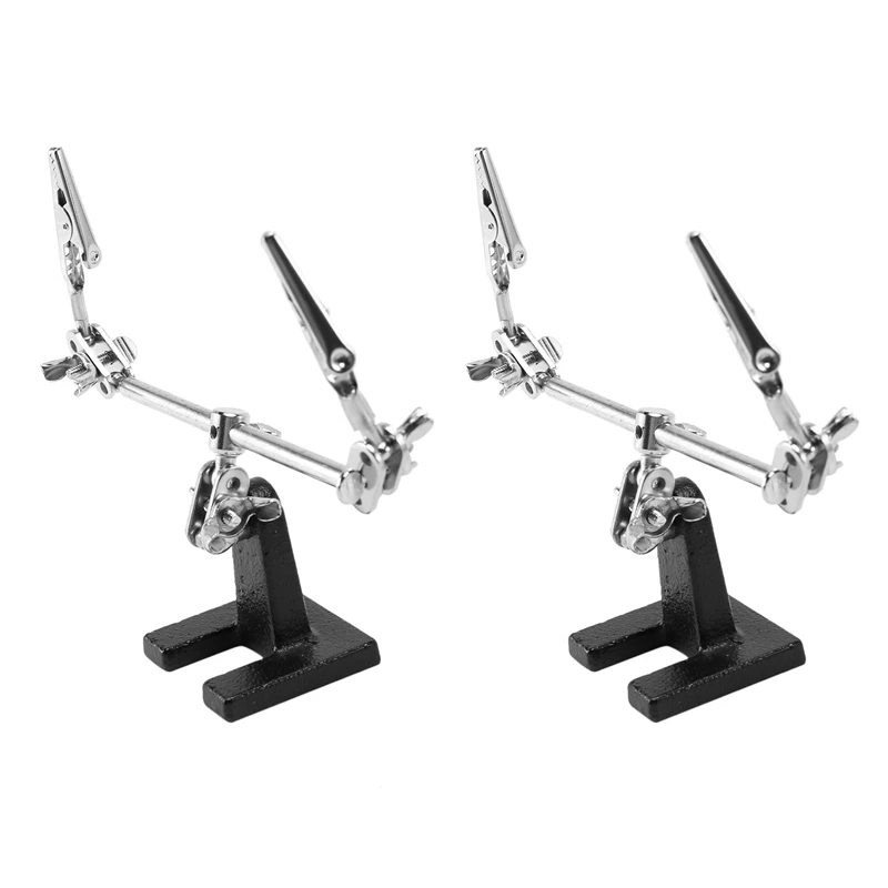 HOT-2X Third Hand Soldering Iron Stand Clamp Helping Hands Clip Tool PCB Holder Electrical Circuits Hobby
HOT-2X Third Hand Soldering Iron Stand Clamp Helping Hands Clip Tool PCB Holder Electrical Circuits Hobby