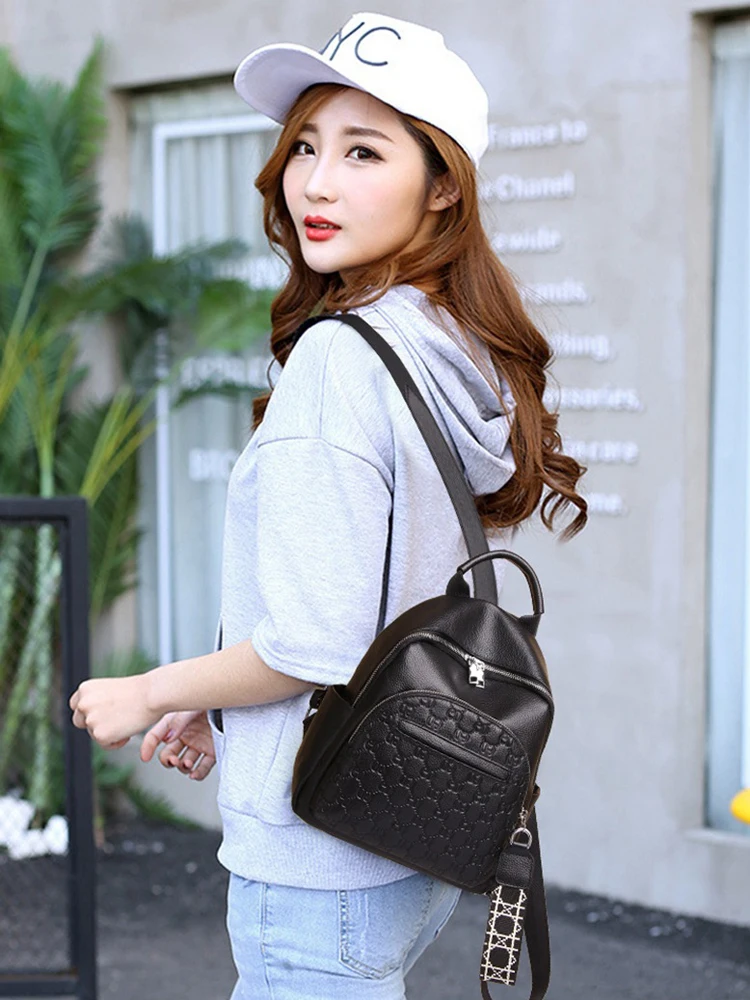 Рюкзак из воловьей кожи первого слоя, повседневный Универсальный студенческий рюкзак для колледжа, модный рюкзак, кошелек для женщин
Рюкзак из воловьей кожи первого слоя, повседневный Универсальный студенческий рюкзак для колледжа, модный рюкзак, кошелек для женщин