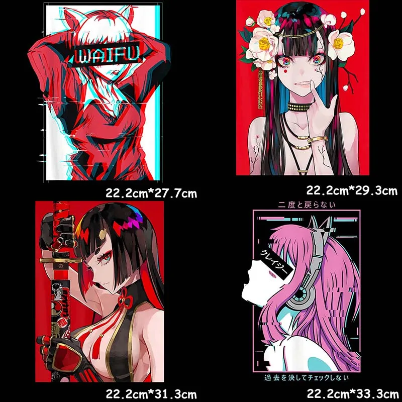 Waifu Thermal Sticker On Clothes Japanese Aesthetic Kawaii Anime Girl Iron Patches Appliques For Clothes DIY Parches
Waifu Thermal Sticker On Clothes Japanese Aesthetic Kawaii Anime Girl Iron Patches Appliques For Clothes DIY Parches