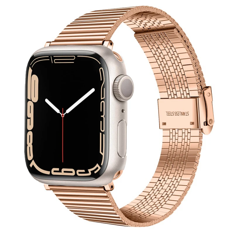 Ремешок из нержавеющей стали для Apple Watch Band 45 мм 41 мм 44 мм 40 мм 42 мм 38 мм, браслет для часов Correa IWatch Series 7 Se 6 5 4 3
Ремешок из нержавеющей стали для Apple Watch Band 45 мм 41 мм 44 мм 40 мм 42 мм 38 мм, браслет для часов Correa IWatch Series 7 Se 6 5 4 3