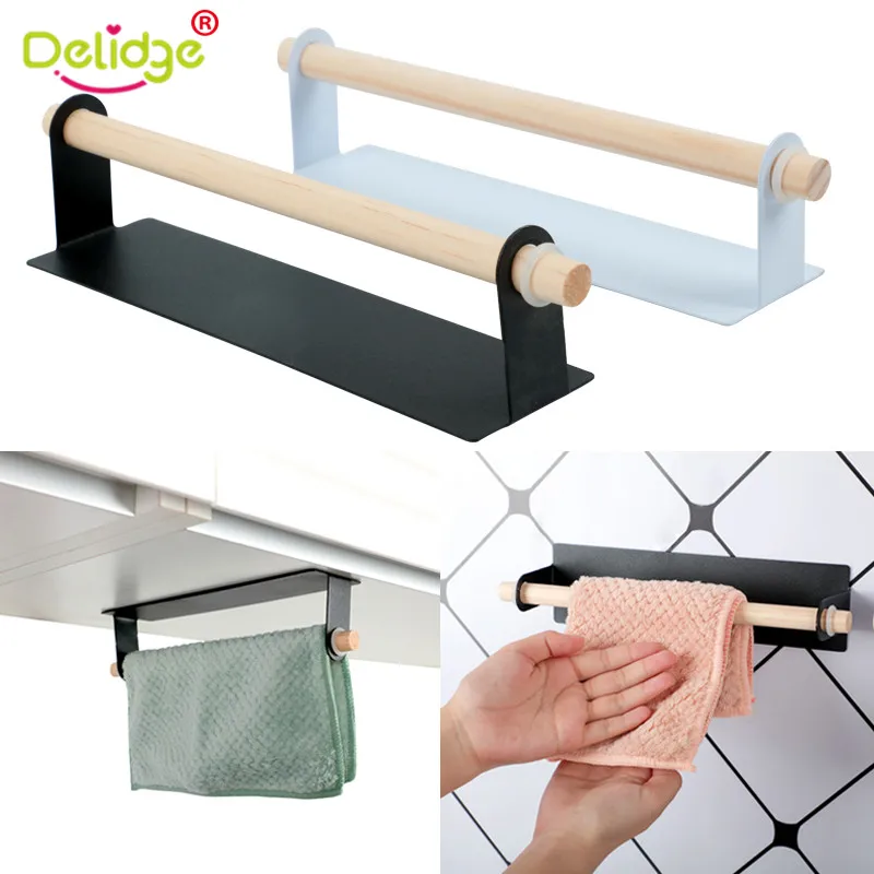 Metal Wall Hanging Kitchen Wood Towel Shelf Rag Holder Plastic Wrap Film Storage Racks Toilet Paper Organizer Bathroom Accessory
Metal Wall Hanging Kitchen Wood Towel Shelf Rag Holder Plastic Wrap Film Storage Racks Toilet Paper Organizer Bathroom Accessory
