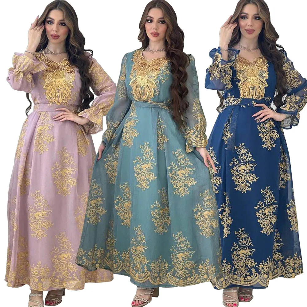 Марокканские искусственные мусульманские женщины Abayas, модное платье с вышивкой, Турция, Дубай, Арабский кафтан, ИД, вечерний исламский Рамадан Jalabiya Caftan
Марокканские искусственные мусульманские женщины Abayas, модное платье с вышивкой, Турция, Дубай, Арабский кафтан, ИД, вечерний исламский Рамадан Jalabiya Caftan