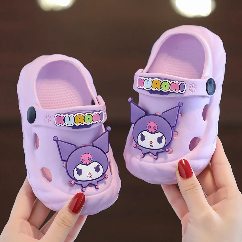 Sanrioed Anime Kawaii Cinnamoroll Children's Summer Cave Hole Sandals Boys Girls Kuromi 2023 Non-slip Garden Beach Slippers Gift
Sanrioed Anime Kawaii Cinnamoroll Children's Summer Cave Hole Sandals Boys Girls Kuromi 2023 Non-slip Garden Beach Slippers Gift
